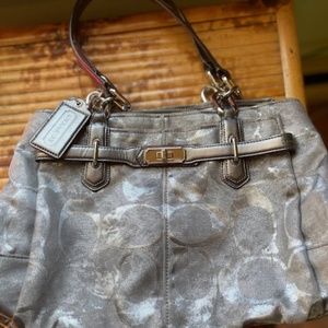 Vintage Coach Monogram Handbag